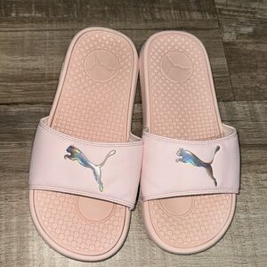 Puma Pink Slide Sandals
